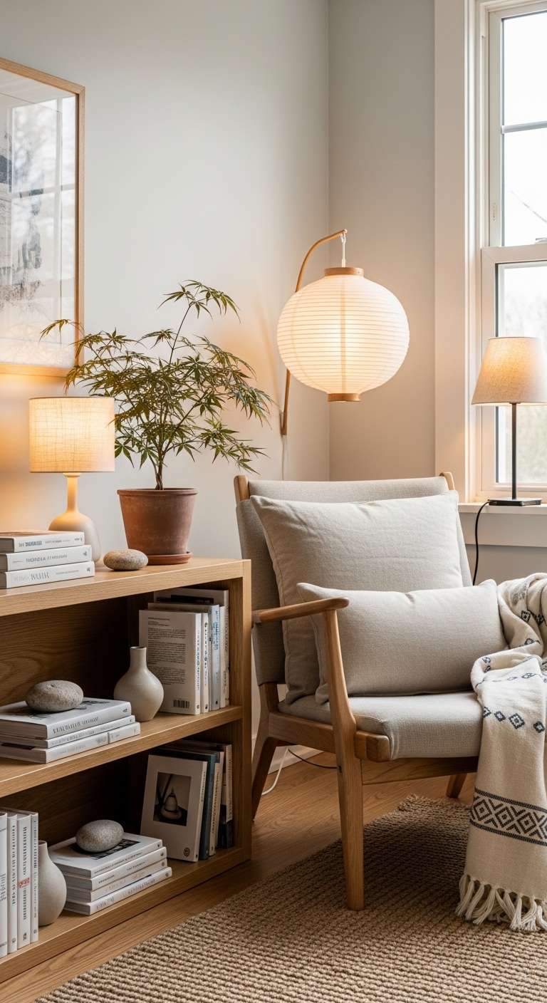Japandi Living Room Ideas